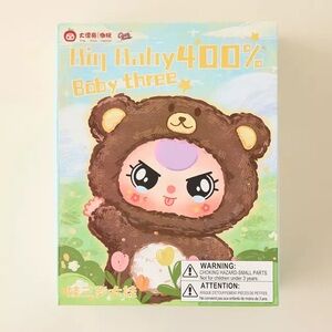 Baby Three 400% Big Baby Series Plush Doll Sealed Blind Box — 100% Authentic